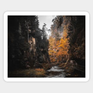 Bohemian Switzerland: Scenic Landscape Photography #3 Sticker